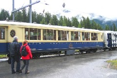 Alpine Classic Pullman Express - Rhätische Bahn, Samedan, 10. July 2004